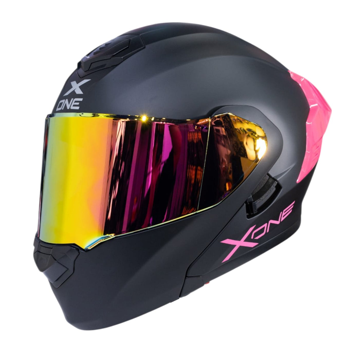 Casco moto xone 3000rs solid n.m fc abatible sun visor