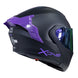 Casco moto xone 3000rs solid n.m mr abatible sun visor