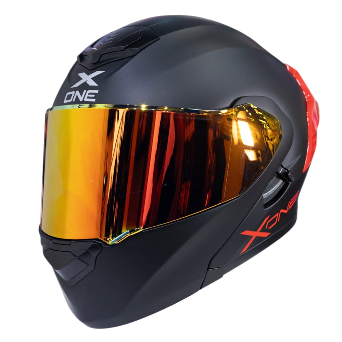 Casco moto xone 3000rs solid n.m rj abatible sun visor