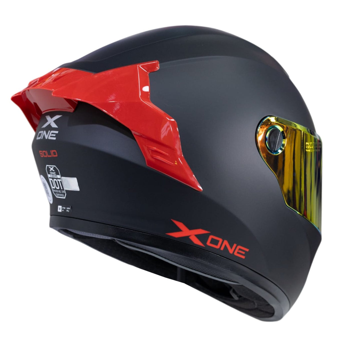 Casco moto xone 500rs solid n.m rj integral