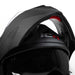 Casco moto ich 3110 solid n.m abatible con sun visor certificación dot 3cv