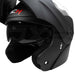 Casco moto ich 3110 solid n.m abatible con sun visor certificación dot 3cv