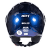 Casco moto ich 102 solid camaleon az abierto con viscera urbano