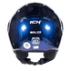 Casco moto ich 102 solid camaleon az abierto con viscera urbano
