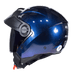 Casco moto ich 102 solid camaleon az abierto con viscera urbano