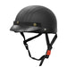 Casco bicicleta tipo cuero con visera chopper bobber