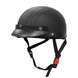Casco bicicleta tipo cuero con visera chopper bobber