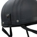 Casco bicicleta tipo cuero con visera chopper bobber