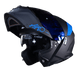 Casco Moto Hro 3440dv solid n.m az Abatible Sun Visor Certificación Dot