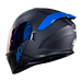 Casco Moto Hro 3440dv solid n.m az Abatible Sun Visor Certificación Dot