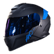 Casco Moto Hro 3440dv solid n.m az Abatible Sun Visor Certificación Dot