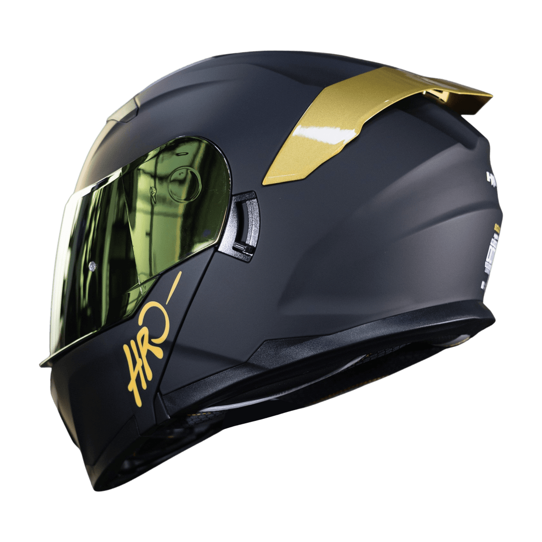 Casco Moto Hro 3440dv solid n.m do Abatible Sun Visor Certificación Dot