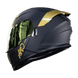 Casco Moto Hro 3440dv solid n.m do Abatible Sun Visor Certificación Dot