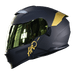 Casco Moto Hro 3440dv solid n.m do Abatible Sun Visor Certificación Dot