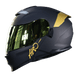 Casco Moto Hro 3440dv solid n.m do Abatible Sun Visor Certificación Dot