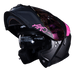 Casco Moto Hro 3440dv solid n.m fc Abatible Sun Visor Certificación Dot