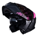 Casco Moto Hro 3440dv solid n.m fc Abatible Sun Visor Certificación Dot