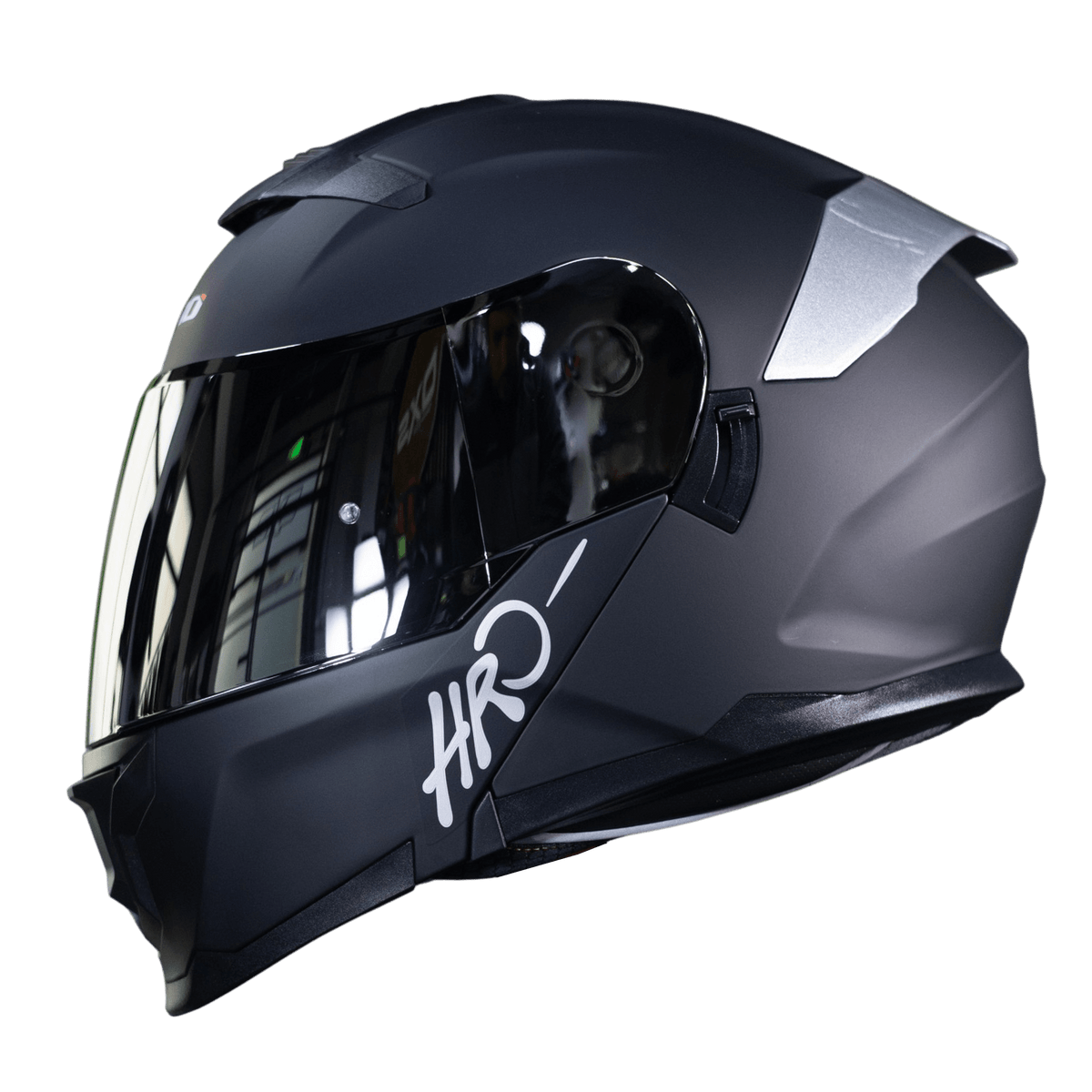 Casco Moto Hro 3440dv solid n.m sl Abatible Sun Visor Certificación Dot