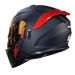 Casco Moto Hro 3440dv solid n.m rj Abatible Sun Visor Certificación Dot