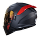Casco Moto Hro 3440dv solid n.m rj Abatible Sun Visor Certificación Dot