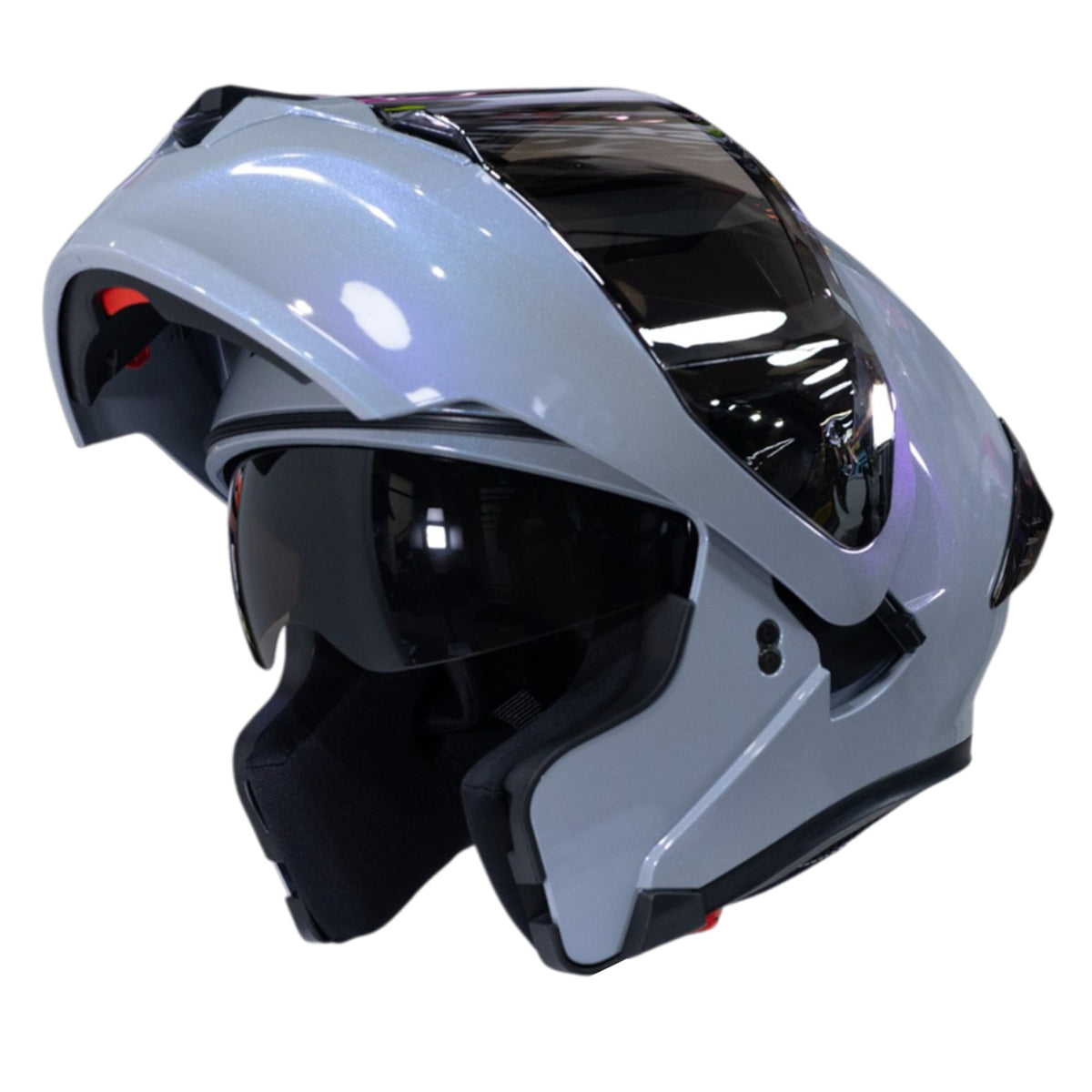 Casco moto ich 3120 solid camaleon.gr sl abatible