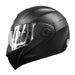 Casco moto ich 3110 solid n.m abatible con sun visor certificación dot 3cv