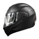 Casco moto ich 3110 solid n.m abatible con sun visor certificación dot 3cv