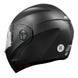 Casco moto ich 3110 solid n.m abatible con sun visor certificación dot 3cv