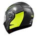 Casco moto ich 3110 sxmal am.n abatible con sun visor certificación dot 3cv