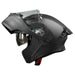 Casco moto ich 3120 solid negro opaco abatible con sun visor certificación dot
