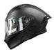 Casco moto ich 3120 solid negro opaco abatible con sun visor certificación dot
