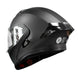 Casco moto ich 3120 solid negro opaco abatible con sun visor certificación dot