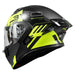 Casco moto ich 3120 westsay am.n abatible con sun visor certificación dot