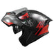 Casco moto ich 3120 westsay rj abatible con sun visor certificación dot