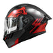 Casco moto ich 3120 westsay rj abatible con sun visor certificación dot