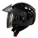 Casco moto ich 102 solid brillo ng abierto con viscera urbano