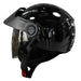 Casco moto ich 102 solid brillo ng abierto con viscera urbano