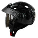 Casco moto ich 102 solid brillo ng abierto con viscera urbano