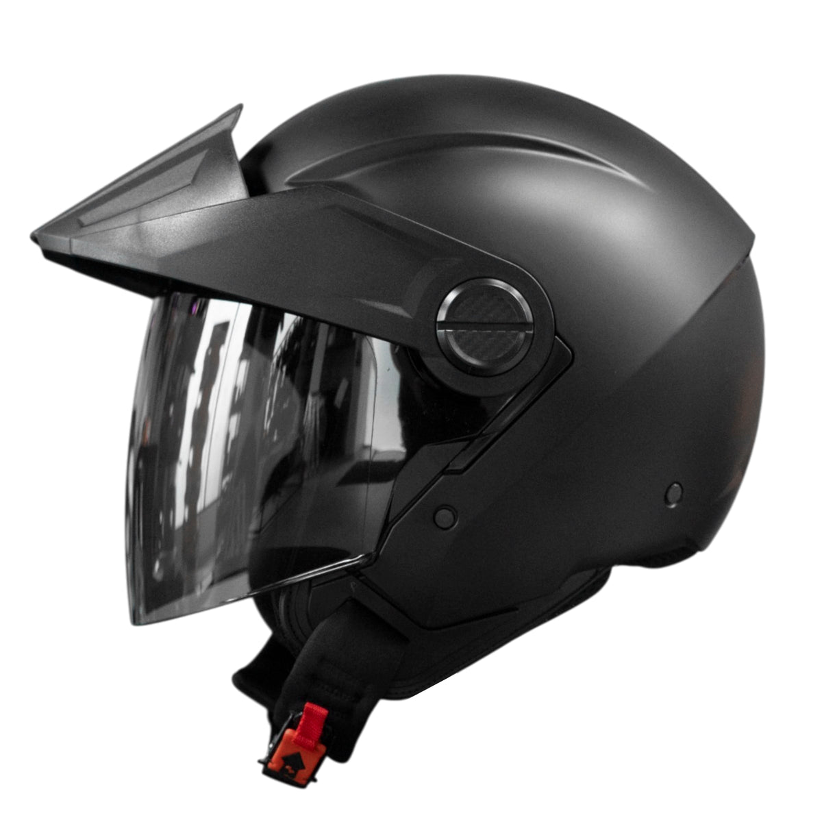 Casco moto ich 102 solid ng mate sm abierto con viscera urbano