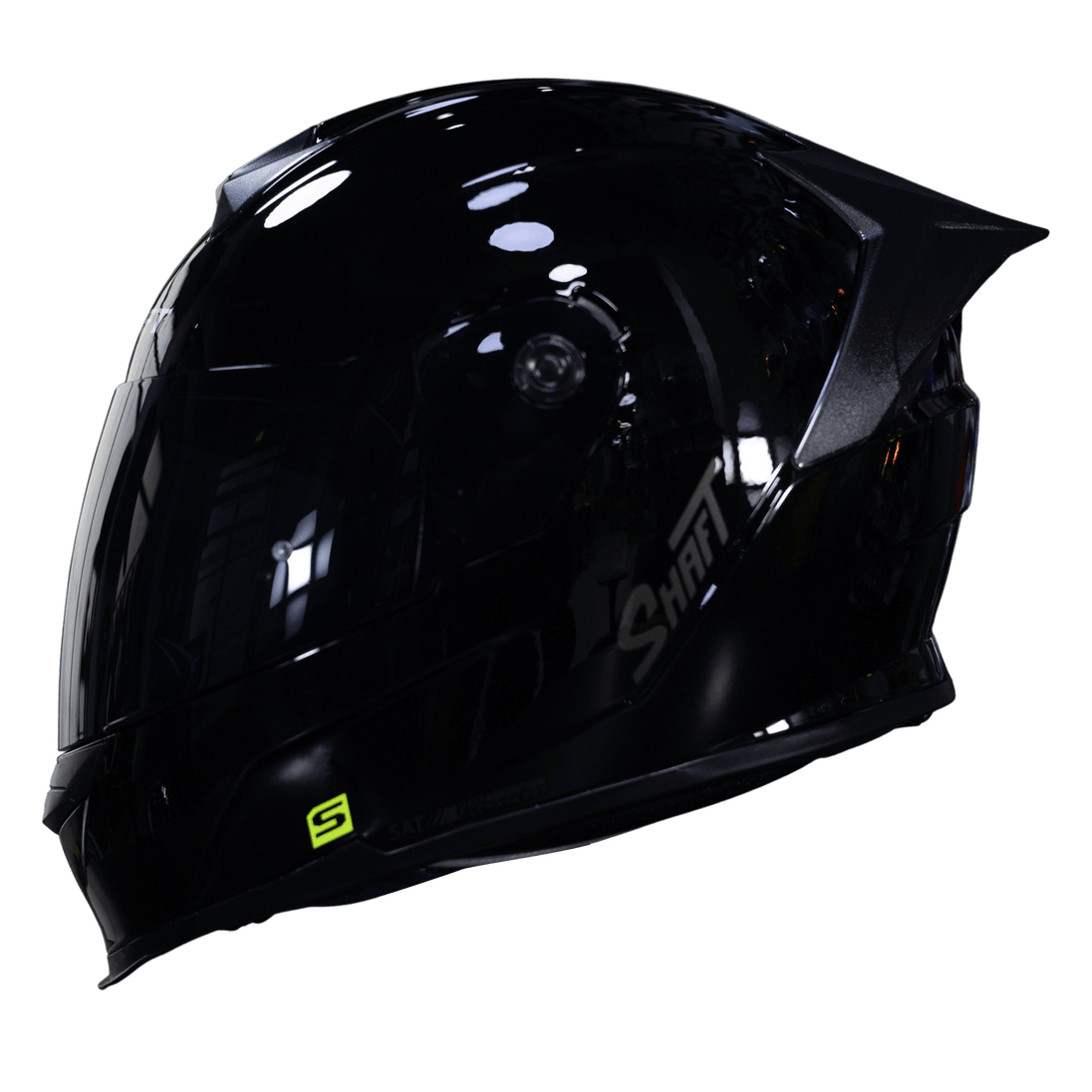 casco moto shaft 502sp solid negro brillo sm integral normal dot acreditado (V/SV)