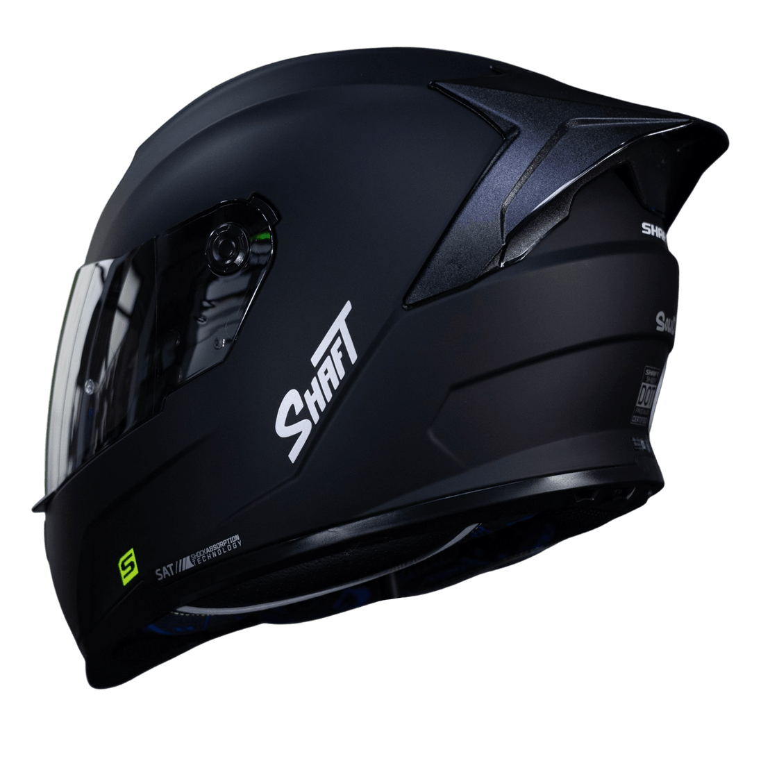 casco moto shaft 502sp solid n.m sl integral normal dot acreditado (V/SV)