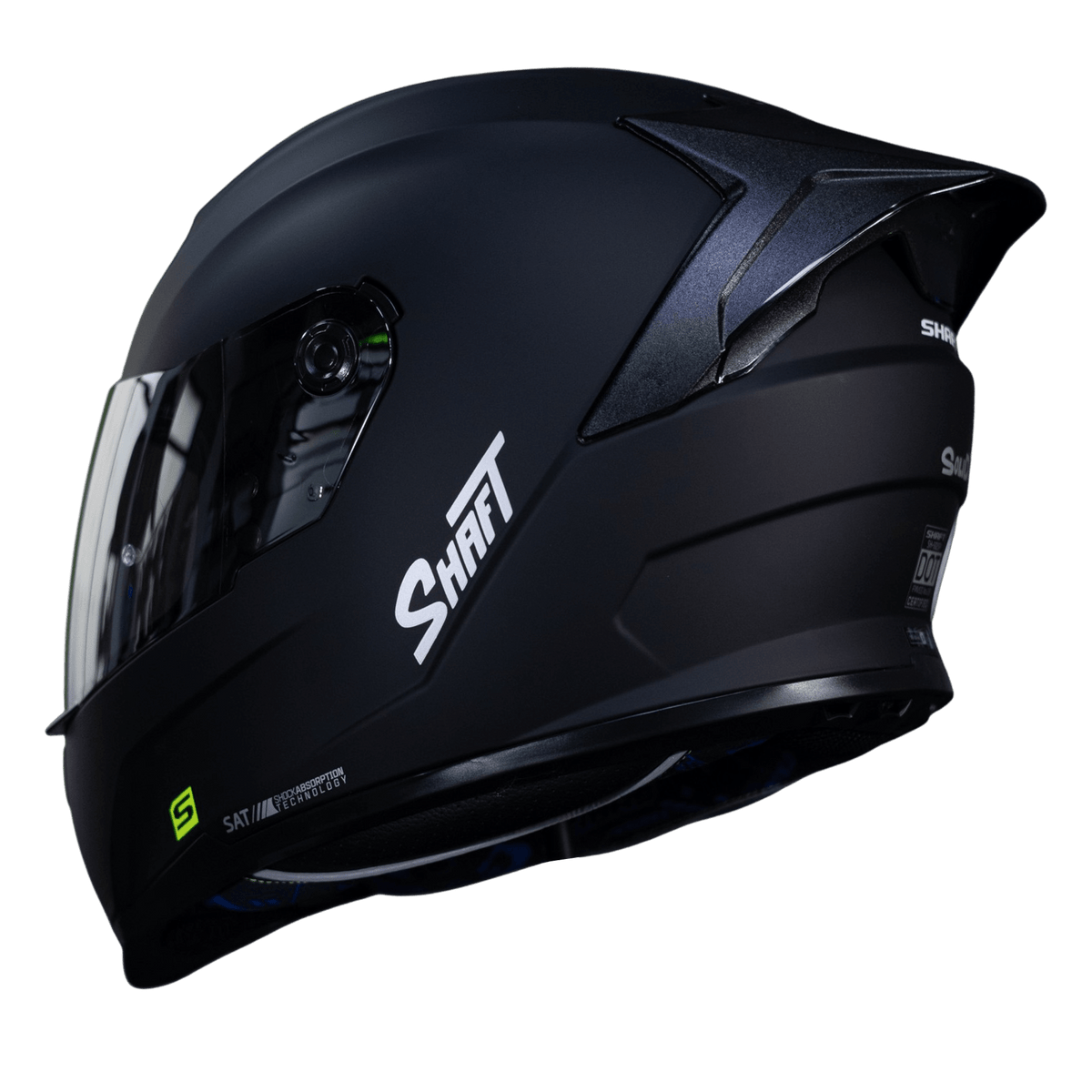 casco moto shaft 502sp solid n.m sl integral normal dot acreditado (V/SV)