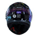 Casco moto ich 3120 fifties brillo mr sm abatible con sun visor certificación dot 3cv