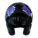 Casco moto ich 3120 fifties brillo mr sm abatible con sun visor certificación dot 3cv