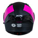 Casco moto ich 3120 further mate fc abatible con sun visor certificación dot 3cv