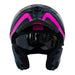 Casco moto ich 3120 further mate fc abatible con sun visor certificación dot 3cv