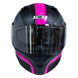 Casco moto ich 3120 further mate fc abatible con sun visor certificación dot 3cv