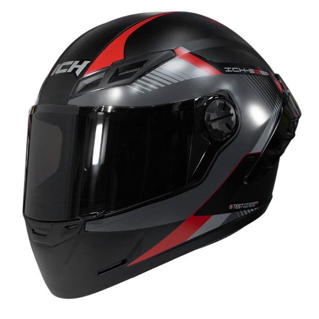 Casco moto ich 501 sp kyanu n.m gr/rj sm integral