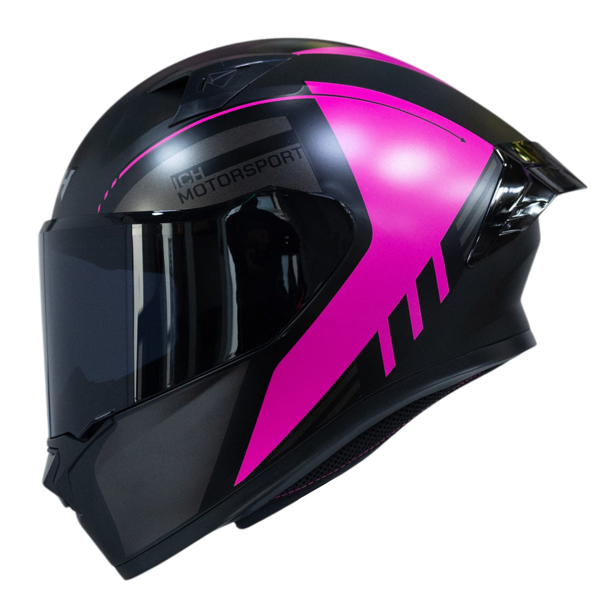 Casco moto ich 503 duko mate fc sm integral certificación dot qr