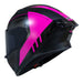 Casco moto ich 503 duko mate fc sm integral certificación dot qr